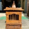 Vintage Wooden Temple – Handcrafted Small Pooja Mandir for Home (H20 x L12 x W8 Inches)