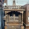 Vintage Wooden Temple – Handcrafted Pooja Mandir with Traditional Design (H29.5 x L21 x B15.5 Inches)