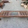 Antique Wooden Table with Brass Inlay Work 4