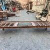 Antique Wooden Table with Brass Inlay Work 3