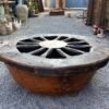 Old Aged Round Antique Wooden Coffee Table