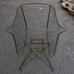 Upgrade your space with this vintage handcrafted iron chair, designed with durability and timeless elegance in mind. Featuring a sturdy metal frame with a stylish open-wire design, this chair is perfect for both indoor and outdoor seating. Its ergonomic structure ensures comfort, while the rust-resistant finish enhances longevity. Whether used in a garden, patio, balcony, or living room, this iron chair adds a touch of vintage charm and sophistication. Ideal for home decor, cafes, and outdoor lounges. Size: 27 x 28 x 36 inches Material: High-quality iron Usage: Indoor & outdoor seating Style: Vintage, Industrial, Rustic Perfect for those who appreciate handmade craftsmanship and durable furniture. Order now to add a classic touch to your space!