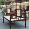 Vinatage New Replica Wooden Hand carved Beautiful Queens Bed Foster Bed