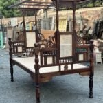 Vinatage New Replica Wooden Hand carved Beautiful Queens Bed Foster Bed