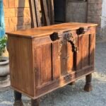 Vintage Wooden Sideboard Cabinet