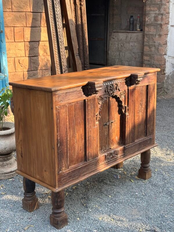 Vintage Wooden Sideboard Cabinet