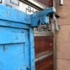 Blue Painted Wooden Window Door-4