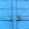 Blue Painted Wooden Window Door-6