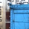 Blue Painted Wooden Window Door-5
