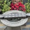 Ancient 1700’s Wooden Carved Mankala Game Plater Lime Painted 31 X 6 X 2.5” -2