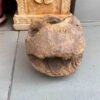 1700s Rare Ancient Wooden Hand-Carved Crocodile Head Mask Sculpture4