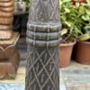 Ancient Brass & Copper Wooden Handcrafted Pillar Candle Holder-4