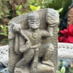 1800s Antique Marble Stone Hanuman Ji Statue – Rare Handcrafted Hindu God Sculpture