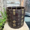 Antique Old Brass Hand-Crafted Planter Pot Vase