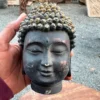Rare Antique Old Hand-Carved Painted Buddha Sculpture