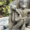 1800s Antique Marble Stone Hanuman Ji Statue – Rare Handcrafted Hindu God Sculpture1