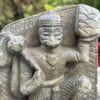 1800s Antique Marble Stone Hanuman Ji Statue – Rare Handcrafted Hindu God Sculpture4
