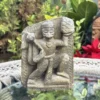 1800s Antique Marble Stone Hanuman Ji Statue – Rare Handcrafted Hindu God Sculpture5