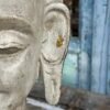1890 antique Buddha head sculpture6