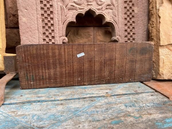 Ancient Old Wooden Hand Carved Sleeping Goddess Figurine Panel6