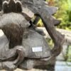 1700’s Ancient Wooden Hand-Carved Garuda Hunting Figurine | South Indian Antique 1
