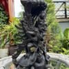 1700’s Ancient Wooden Hand-Carved Garuda Hunting Figurine | South Indian Antique 2