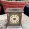 Vintage French Brass Carriage Travel Clock 1