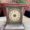 Vintage French Brass Carriage Travel Clock 2