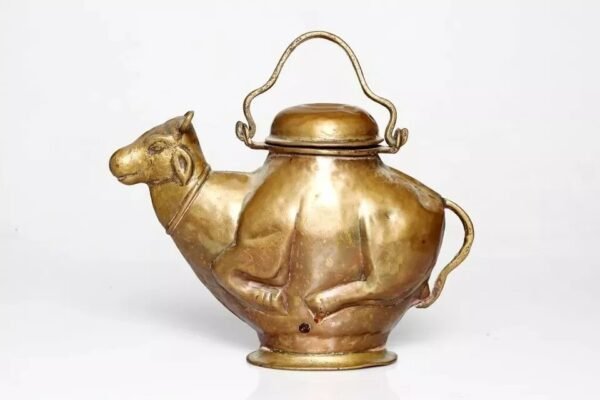 Antique Old Barss Nandi Figure Shape Holy Water Pot