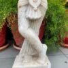 Antique Marble Krishna Sculpture – Hand-Carved Hindu God Statue 4