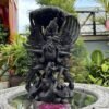 1700’s Ancient Wooden Hand-Carved Garuda Hunting Figurine | South Indian Antique 1