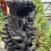 1700’s Ancient Wooden Hand-Carved Garuda Hunting Figurine | South Indian Antique 4