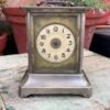 Vintage French Brass Carriage Travel Clock