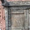 1700’s Antique Old Wooden Hand Carved Beautiful Window Door Panel Framed8
