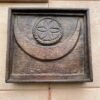 19th Century Ancient Hindu Wooden Moon & Star Wall Hanging Panel1