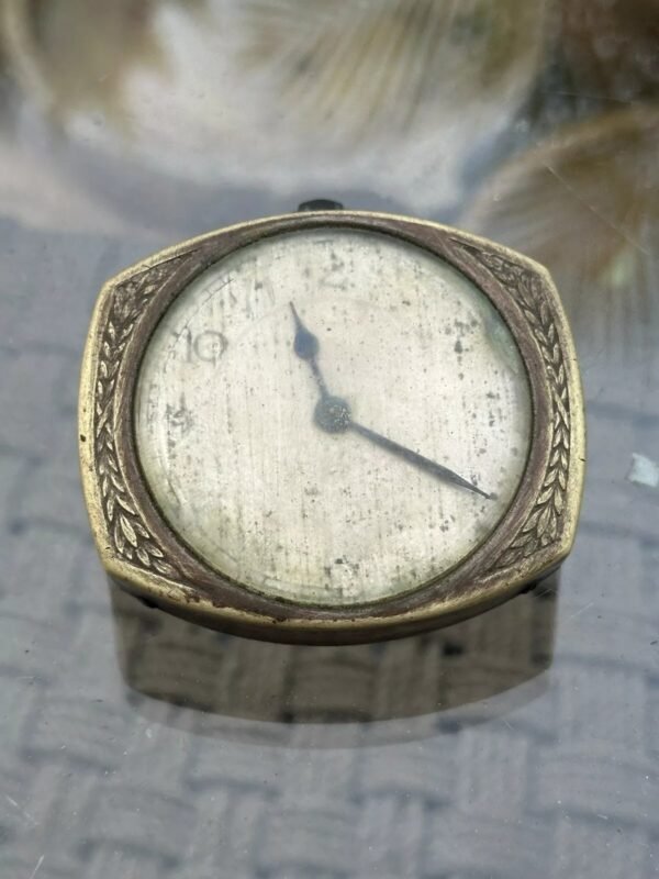 Antique Old Brass Original Auto Westclox Dash Clock Watch – Needs Restoration3