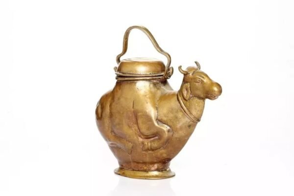 Antique Old Barss Nandi Figure Shape Holy Water Pot 1