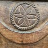 19th Century Ancient Hindu Wooden Moon & Star Wall Hanging Panel4