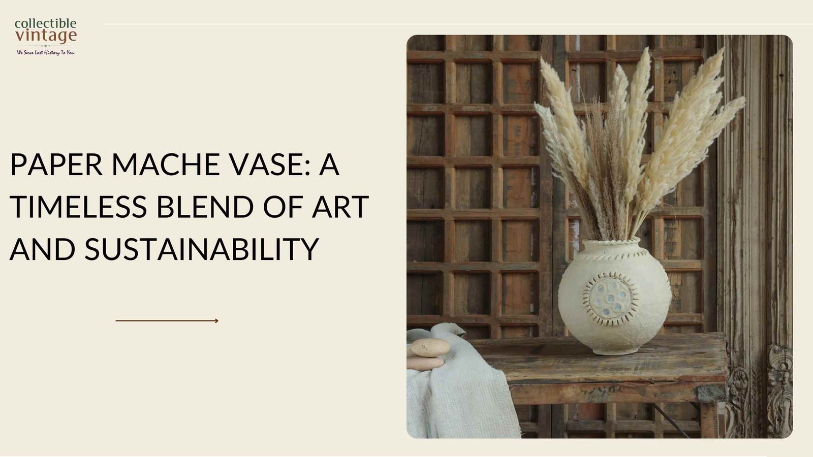 Paper Mache Vase: A Timeless Blend of Art and Sustainability