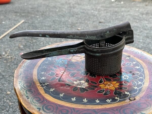 Antique Old Metal Noodle Press Machine – Vintage Kitchen Utility Tool