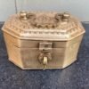 1800's Antique Brass Hand-Crafted Mughal Betel Nut Box Paan Dan