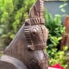 1700's Antique Old Wooden Hand Carved Original Tibetane Rare Horse Figurine6