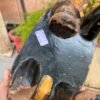 Antique Hand Carved Wooden Painted Elephant Figurine – Rare Vintage Decor1