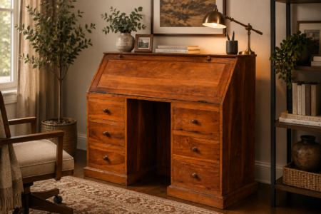 Antique Heritage Study Desk