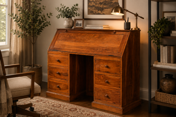 Antique Heritage Study Desk