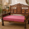 Hand carved wooden sofa