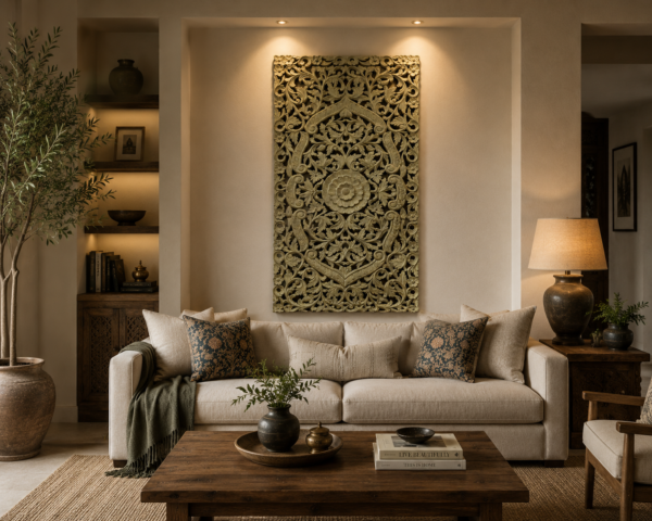 hand carved Panel