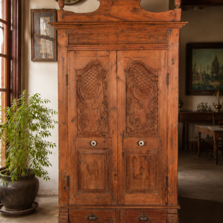 Vintage antique wardrobe