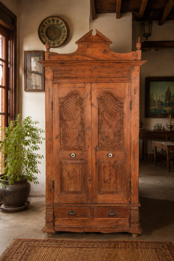 Vintage antique wardrobe