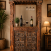 Vintage Solid Wood Bar Counter